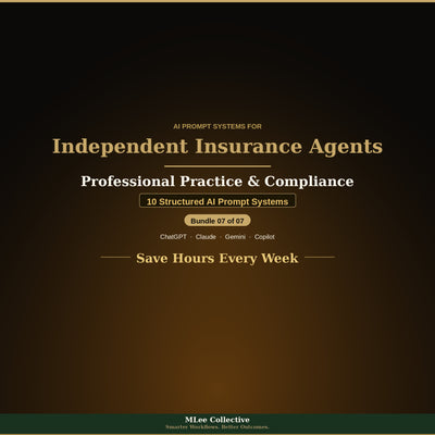 Independent Insurance Agents — Professional Practice & Compliance