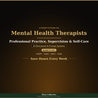 Mental Health Therapists — Professional Practice, Supervision & Self-Care