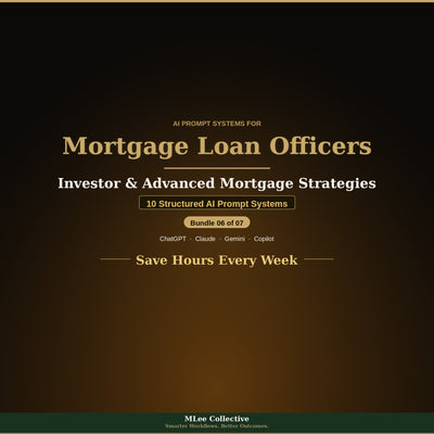 Mortgage Loan Officers & Brokers — Investor & Advanced Mortgage Strategies