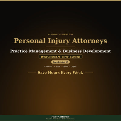 Personal Injury Attorneys — Practice Management & Business Development