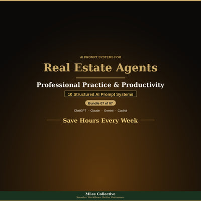 Real Estate Agents — Professional Practice & Productivity