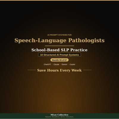 Speech-Language Pathologists — School-Based SLP Practice