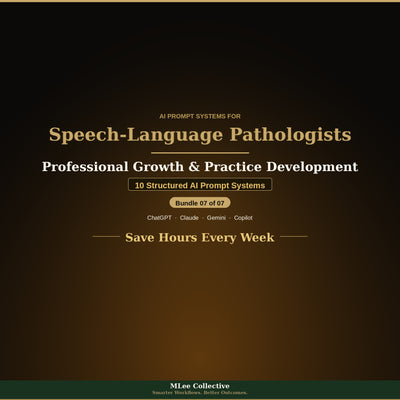 Speech-Language Pathologists — Professional Growth & Practice Development