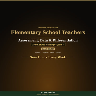 Elementary School Teachers — Assessment, Data & Differentiation