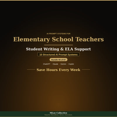 Elementary School Teachers — Student Writing & ELA Support