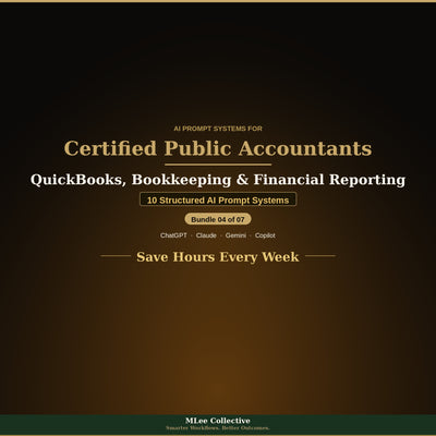 Certified Public Accountants & Tax Professionals — QuickBooks, Bookkeeping & Financial Reporting