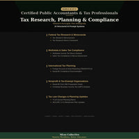 Certified Public Accountants & Tax Professionals — Tax Research, Planning & Compliance - Image 3