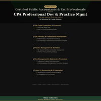 Certified Public Accountants & Tax Professionals — CPA Professional Development & Practice Management - Image 3