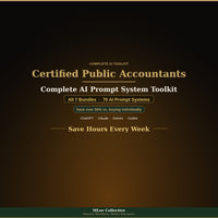 Certified Public Accountants & Tax Professionals — Complete AI Prompt System Mega Bundle - Image 1