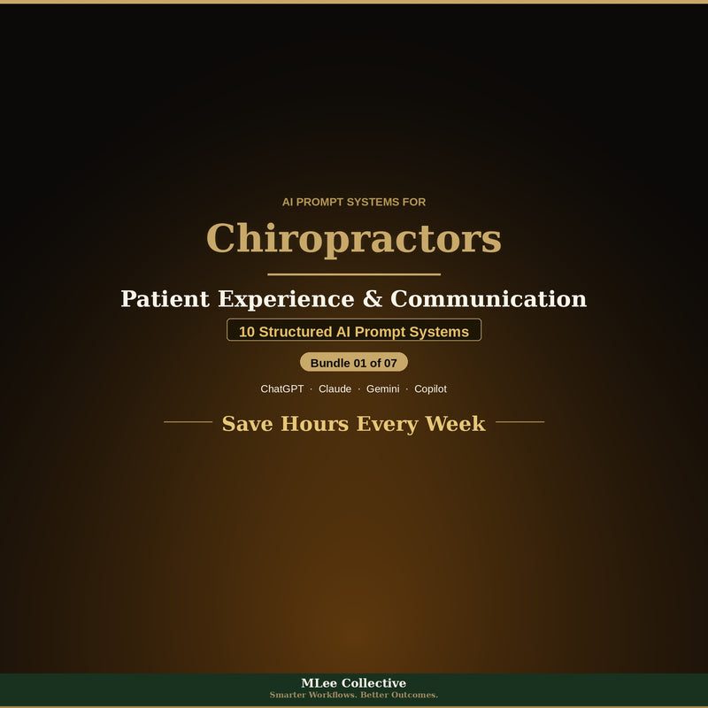 Chiropractors — Patient Experience & Communication