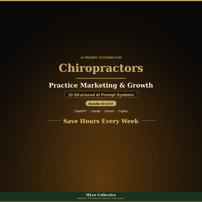 Chiropractors — Practice Marketing & Growth