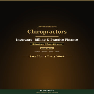 Chiropractors — Insurance, Billing & Practice Finance