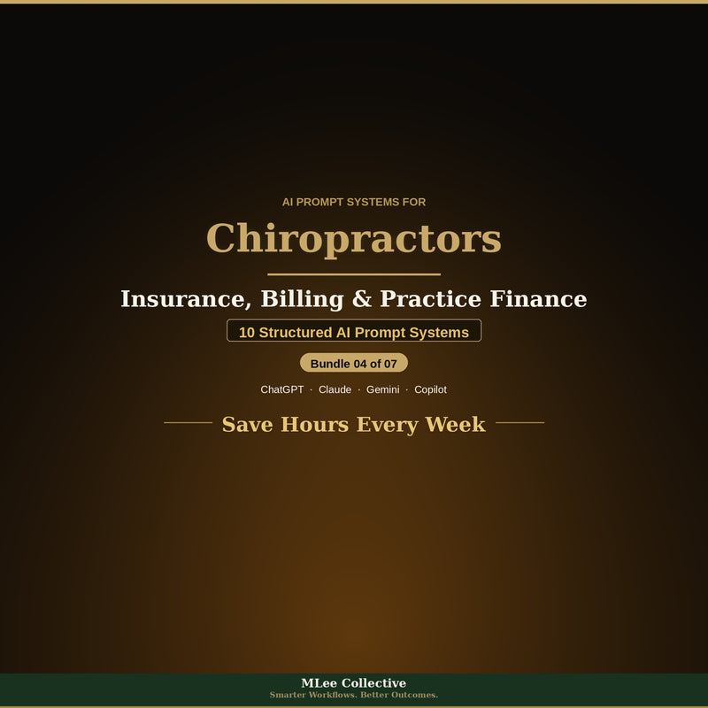 Chiropractors — Insurance, Billing & Practice Finance