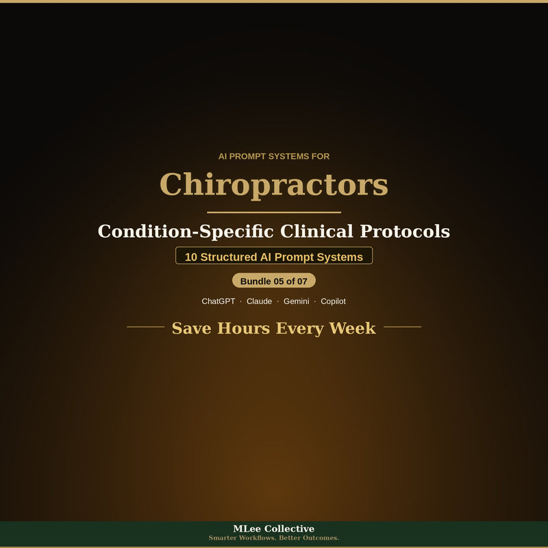 Chiropractors — Condition-Specific Clinical Protocols