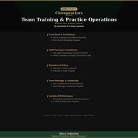 Chiropractors — Team Training & Practice Operations - Image 3