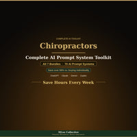 Chiropractors — Complete AI Prompt System Mega Bundle - Image 1