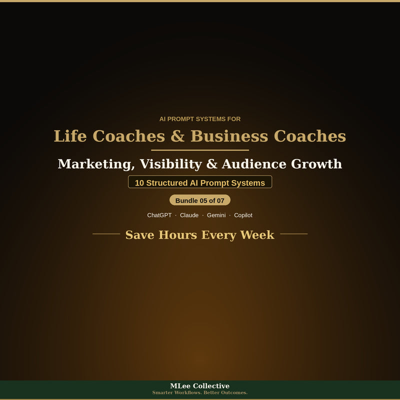 Life Coaches & Business Coaches — Marketing, Visibility & Audience Growth