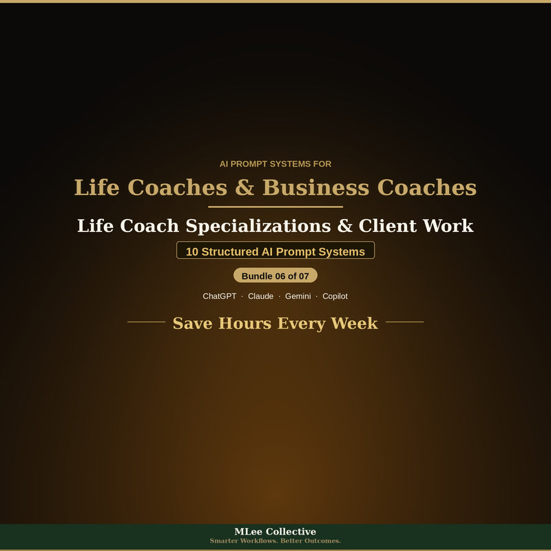 Life Coaches & Business Coaches — Life Coach Specializations & Client Work