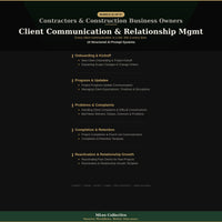 Contractors & Construction Business Owners — Client Communication & Relationship Management - Image 3