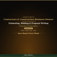 Contractors & Construction Business Owners — Estimating, Bidding & Proposal Writing - Image 1