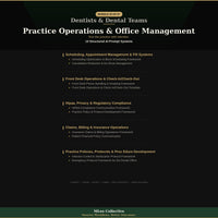 Dentists & Dental Teams — Practice Operations & Office Management - Image 3