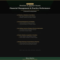 Dentists & Dental Teams — Financial Management & Practice Performance - Image 3