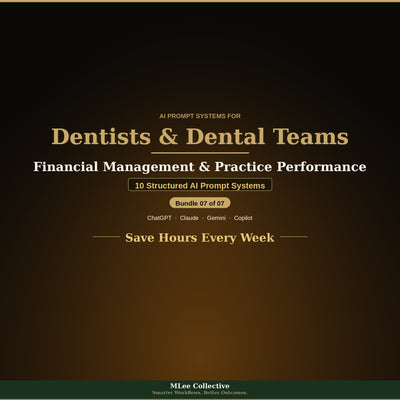 Dentists & Dental Teams — Financial Management & Practice Performance