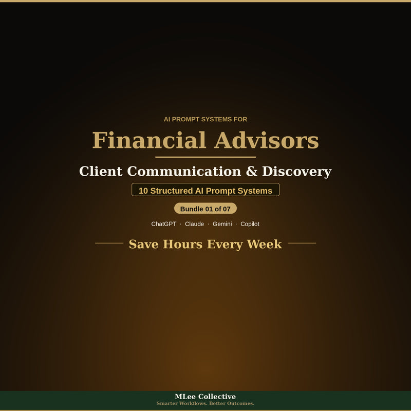 Financial Advisors & Wealth Managers — Client Communication & Discovery