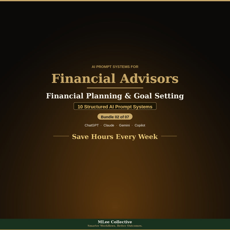 Financial Advisors & Wealth Managers — Financial Planning & Goal Setting