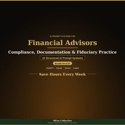 Financial Advisors & Wealth Managers — Compliance, Documentation & Fiduciary Practice