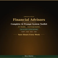 Financial Advisors & Wealth Managers — Complete AI Prompt System Mega Bundle - Image 1