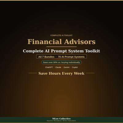 Financial Advisors & Wealth Managers — Complete AI Prompt System Mega Bundle