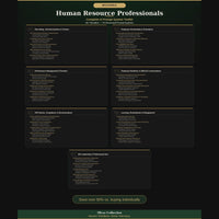 Human Resource Professionals — Complete AI Prompt System Mega Bundle - Image 3