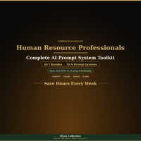 Human Resource Professionals — Complete AI Prompt System Mega Bundle - Image 1