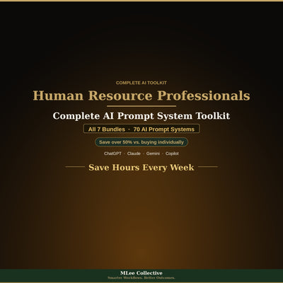 Human Resource Professionals — Complete AI Prompt System Mega Bundle