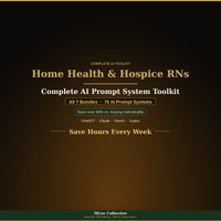 Home Health & Hospice Care Nurses — Complete AI Prompt System Mega Bundle - Image 1