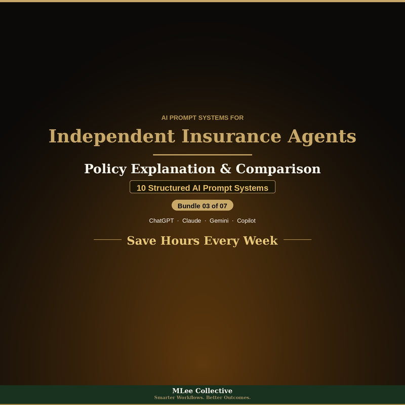 Independent Insurance Agents — Policy Explanation & Comparison