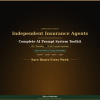 Independent Insurance Agents — Complete AI Prompt System Mega Bundle - Image 1