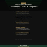 Mental Health Therapists — Assessment, Intake & Diagnosis - Image 3