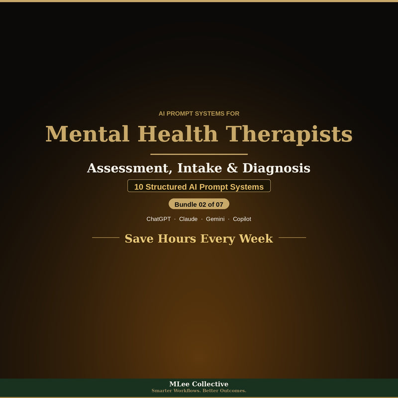 Mental Health Therapists — Assessment, Intake & Diagnosis