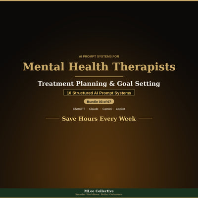 Mental Health Therapists — Treatment Planning & Goal Setting