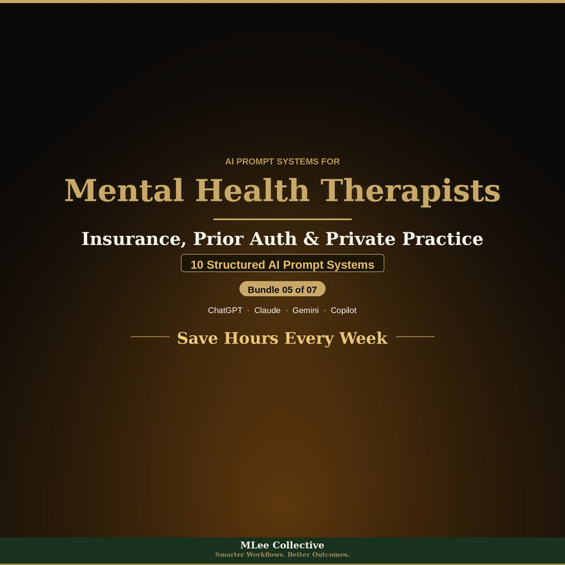 Mental Health Therapists — Insurance, Prior Auth & Private Practice