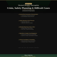 Mental Health Therapists — Crisis, Safety Planning & Difficult Cases - Image 3