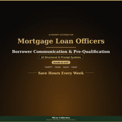 Mortgage Loan Officers & Brokers — Borrower Communication & Pre-Qualification