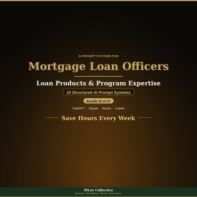 Mortgage Loan Officers & Brokers — Loan Products & Program Expertise