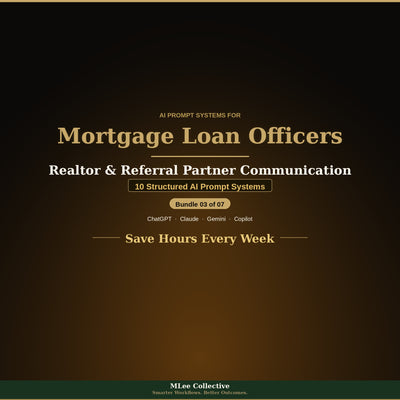 Mortgage Loan Officers & Brokers — Realtor & Referral Partner Communication