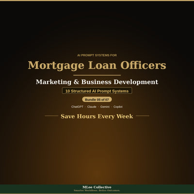Mortgage Loan Officers & Brokers — Marketing & Business Development