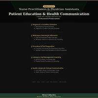 Nurse Practitioners & Physician Assistants — Patient Education & Health Communication - Image 3