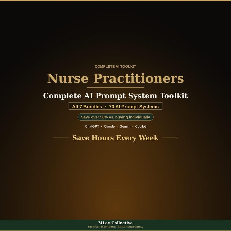 Nurse Practitioners & Physician Assistants — Complete AI Prompt System Mega Bundle