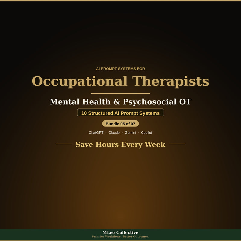Occupational Therapists — Mental Health & Psychosocial OT